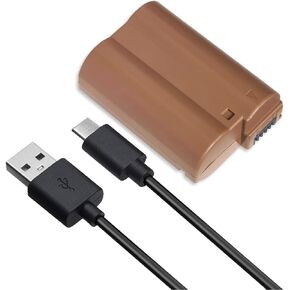 حزمة بطارية ليثيوم أيون Green Extreme EN-EL15c 16.8Wh 7.0V 2400mAh مع منفذ شحن USB-C V4 in Kuwait