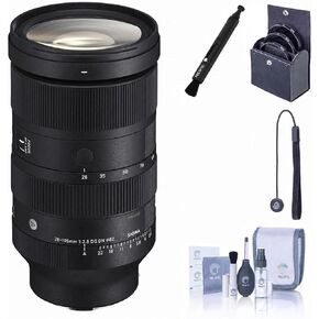 Sigma 28-105mm f/2.8 DG DN Art Lens for Sony E-Mount Full-Frame Mirrorless Cameras with 82mm UV | CPL | ND Filter Kit, Lens Pen, Optics Cleaning Kit, Cap Tether & 4-Year Warranty in Kuwait