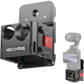حامل مغناطيسي لجيب DJI Osmo Pocket 3، حافظة واقية من الألومنيوم قابلة للتعديل بزاوية 180 درجة مع مغناطيس قوي، حذاء بارد وخيط 1/4 بوصة، MR831001 in Kuwait
