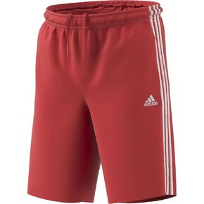 adidas Men's Essentials Warm-up Tricot Regular 3-Stripes Shorts, Shadow Red, X-Large in Saudi Arabia