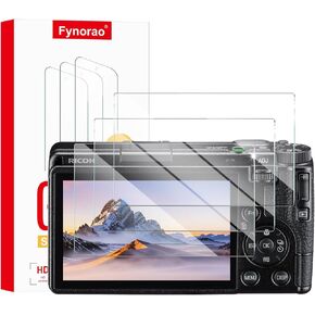 واقي شاشة مكون من 3 قطع لكاميرا Ricoh GR IV/GR 4، طبقة من الزجاج المقسى، حماية من الصدمات، HD، مضاد للكسر، مضاد للخدش، صلابة 9H، حواف منحنية 2.5D، صديق للحافظة، خالي من الفقاعات in Kuwait