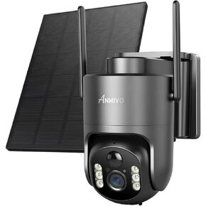 لا توجد كاميرا أمان WiFi، كاميرات أمان خلوية 4G LTE لاسلكية في الهواء الطلق للمنزل/المزرعة/موقع العمل، كاميرا 2.5K True 4MP خارج الشبكة مع SD وSIM، مستشعر PIR، صوت ثنائي الاتجاه، رؤية ليلية ملونة، رمادي in Kuwait
