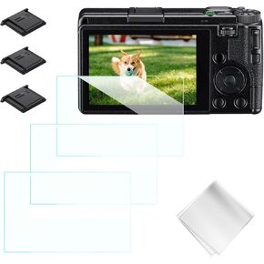 K&F CONCEPT 3 Pack Camera Screen Protector Compatible with Ricoh GR IV, 0.3mm 9H Hardness Tempered Glass Cover Anti-Scratch Bubble-Free & Hot Shoe Cover in Saudi Arabia