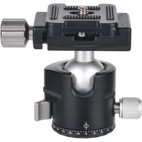 Sorandy Tripod Ball Head, One Key Locking Mechanism Ball Head, Lightweight CNC Aluminum Alloy with 25mm Diameter & 5kg Load Capacity, Ideal for Mirrorless Cameras & in Kuwait