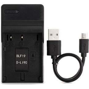 شاحن USB Norifon DMW-BLF19 لباناسونيك لوميكس DMC-GH3، DMC-GH3A، DMC-GH3AGK، DMC-GH3GK، DMC-GH3H، DMC-GH3HGK، DMC-GH3KBODY، DMC-GH4، DMC-GH4A، DMC-GH4H الكاميرا والمزيد in Kuwait