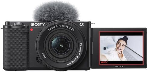 كاميرا Sony ZV-E10 بدون مرآة (أسود) مع عدسة Sony E PZ مقاس 16-50 مم f/3.5-5.6 OSS II + مقبض التصوير اللاسلكي Sony GP-VPT3 + SanDisk Extreme Pro 64 جيجابايت والمزيد (حزمة مكونة من 17 قطعة) in Kuwait