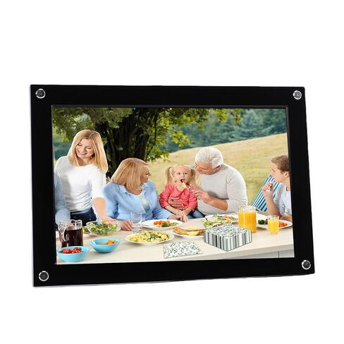 إطار صور رقمي Jectse 10.1 بوصة واي فاي ذكي 1280x800 يدور تلقائيًا صورة ومناظر طبيعية مدمجة في ذاكرة 32 جيجابايت مع دقة HD وتصميم واجهة سهلة الاستخدام لـ (أسود) in Kuwait