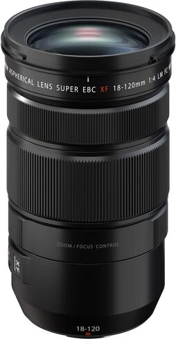 مجموعة عدسات FUJIFILM XF مقاس 18-120 مم f/4 LM PZ WR مع مجموعة تنظيف + مجموعة مرشحات احترافية مكونة من 3 قطع، 72 مم UV/CPL/F + حافظة عدسة + بطاقة ذاكرة سعة 32 جيجابايت in Kuwait
