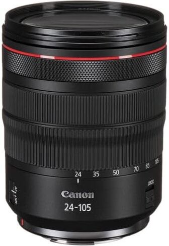 كاميرا Canon EOS R6 Mark III بدون مرآة مع حزمة عدسات USM مقاس 24-105 مم + حزمة متميزة تتضمن ذاكرة فائقة سعة 128 جيجابايت ومرشحات وميكروفون وإضاءة LED وبرامج صور فيديو والمزيد (متجددة) in Kuwait