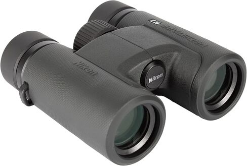 Nikon PROSTAFF P7 8x30 Binoculars, Compact Waterproof Fogproof Roof Prism Binoculars, Dielectric Coated Optics, Oil Water Repellent Lenses Bundle in Kuwait