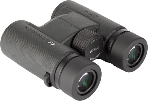 Nikon PROSTAFF P7 8x30 Binoculars, Compact Waterproof Fogproof Roof Prism Binoculars, Dielectric Coated Optics, Oil Water Repellent Lenses Bundle in Kuwait