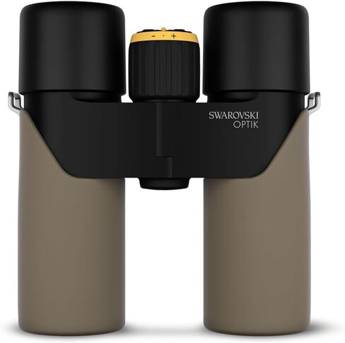 منظار SWAROVSKI OPTIK CL Companion 3.0 10x30، بصريات مدمجة ممتازة لمراقبة الطيور والسفر والمغامرات الخارجية، تصميم مريح خفيف الوزن، وضوح عالي التباين، بني سفاري in Kuwait