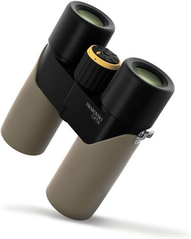 منظار SWAROVSKI OPTIK CL Companion 3.0 10x30، بصريات مدمجة ممتازة لمراقبة الطيور والسفر والمغامرات الخارجية، تصميم مريح خفيف الوزن، وضوح عالي التباين، بني سفاري in Kuwait
