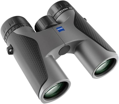 منظار Zeiss 8x32 Terra ED (رمادي) مزود بمجموعة العناية بالعدسات ZEISS مع بخاخ وقماش من الألياف الدقيقة (2 أونصة) in Kuwait