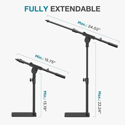 InnoGear Overhead Phone Mount, Cell Phone Holder Webcam Mounts for Desk Camera Stand for Logitech Webcam C922 C930e C920S C920 C615 C960 C920x BRIO 4K NexiGo N60, Right Light, GoPro with 1/4" Thread in Kuwait