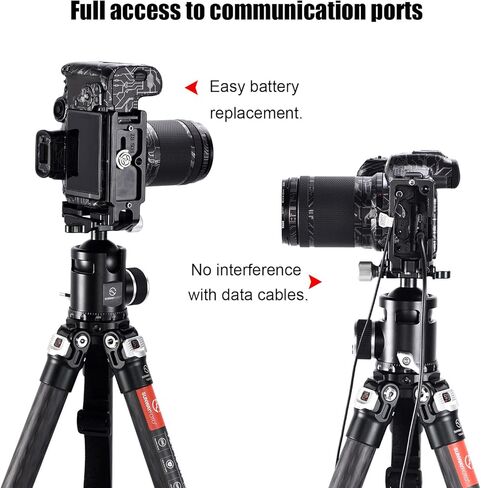 حامل SUNWAY PCL-R7 على شكل حرف L للوحة Canon Eos R7 Arca Swiss سريعة الإصدار على شكل حرف L in Kuwait