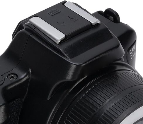 Dpofirs 48MP 2K Portable Digital Camera Dual Lens with Adjustable Focus Rotatable Lens, 16x Zoom Camera, OTG Connection for Devices, 15 Beauty Filters (Black) in Kuwait