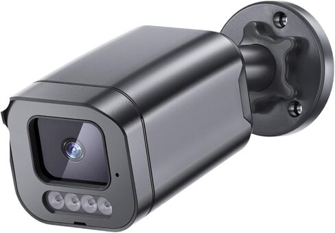 HD 4K 8MP كشف الوجه POE IP كاميرا خارجية ملونة للرؤية الليلية شاشة مراقبة CCTV (2.8 مللي متر ، 48 فولت POE 8MP) in Kuwait