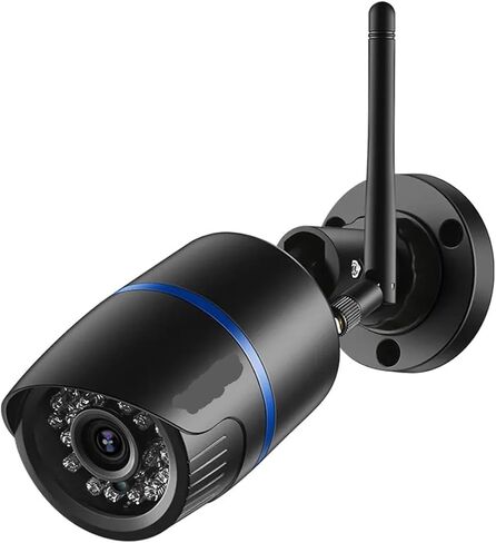 كاميرا IP 4MP 1080P خارجية كاميرا أمان WiFi مراقبة فيديو واي فاي رصاصة CCTV HD (قابس الولايات المتحدة، كاميرا WiFi 4MP) in Kuwait
