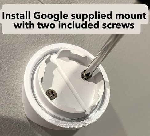 دعامة تثبيت على الزوايا متوافقة مع كاميرا Google Nest Cam السلكية الداخلية، تثبيت على الحائط، تثبيت على السقف، أبيض، للاستخدام في المكتب أو المنزل، دعامة زاوية داخلية in Kuwait