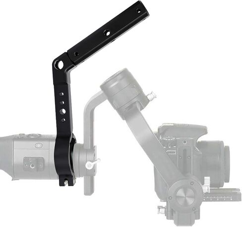 مقبض تمديد محمول لـ Zhiyun Crane 2 وFeiyu AK2000، مقبض مثبت من سبائك الألومنيوم مع وسادة سيليكون ومنافذ 1/4 بوصة 3/8 بوصة لدعم جيمبال DSLR الثقيل in Kuwait