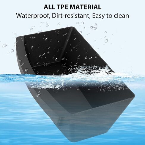 Rear Center Console Storage Box for Tesla Model Y Juniper 2025 2026,Rear Console Organizer TPE Tray with Lids Cover, Under Back Seat Trash Can with Anti-Slip for Tesla Model Y Juniper Accessories in Saudi Arabia