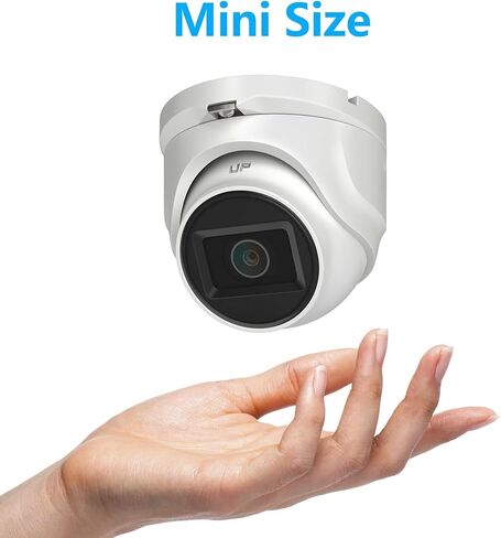 كاميرا Anpviz 5MP التناظرية TVI CCTV كاميرا قبة أمنية، 4 في 1 (TVI/AHD/CVI/CVBS) كاميرا برجية مع رؤية ليلية 100 قدم، غلاف معدني IP67، متوافق مع أجهزة DVR أخرى بدقة 5 ميجابكسل وما فوق in Kuwait