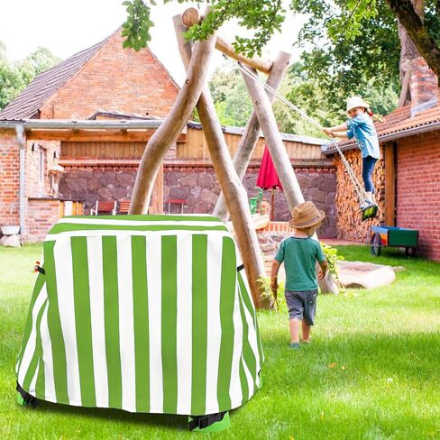 Kids Water Table Cover, Outdoor Heavy Duty Durable Waterproof Dustproof Anti-UV Kids Water Play Table Cover, Compatible with Step2 Rain Showers Splash Pond, Green in Saudi Arabia