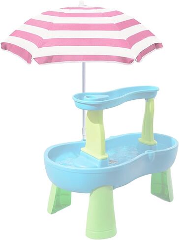 Kids Water Table Cover, Outdoor Heavy Duty Durable Waterproof Dustproof Anti-UV Kids Water Play Table Cover, Compatible with Step2 Rain Showers Splash Pond, Green in Saudi Arabia