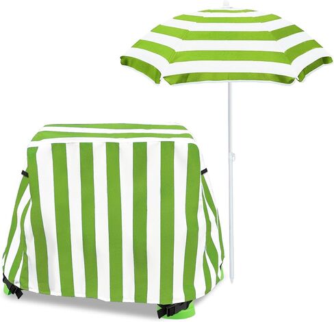 Kids Water Table Cover, Outdoor Heavy Duty Durable Waterproof Dustproof Anti-UV Kids Water Play Table Cover, Compatible with Step2 Rain Showers Splash Pond, Green in Saudi Arabia