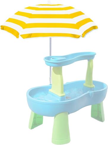 Kids Water Table Cover, Outdoor Heavy Duty Durable Waterproof Dustproof Anti-UV Kids Water Play Table Cover, Compatible with Step2 Rain Showers Splash Pond, Green in Saudi Arabia