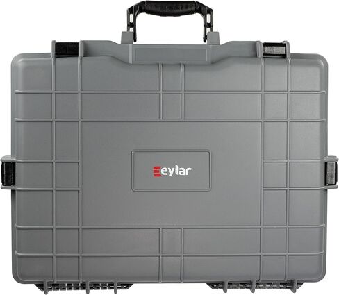 Eylar Large 22 inch Protective, Camera, Tools, Equipment Laptop Hard Case Waterproof w/ 3 Layers Foam (Gray) in Saudi Arabia