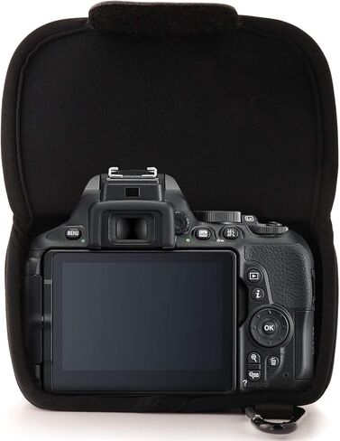 حافظة كاميرا MegaGear MG1568 خفيفة للغاية من النيوبرين متوافقة مع Sony Alpha A7 III، A7R III، A9 (28-70 ملم) - أسود، مقاس واحد in Kuwait