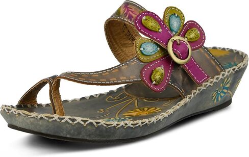 Spring Step L'Artiste Santorini Toe Ring Wedge Sandals in Saudi Arabia