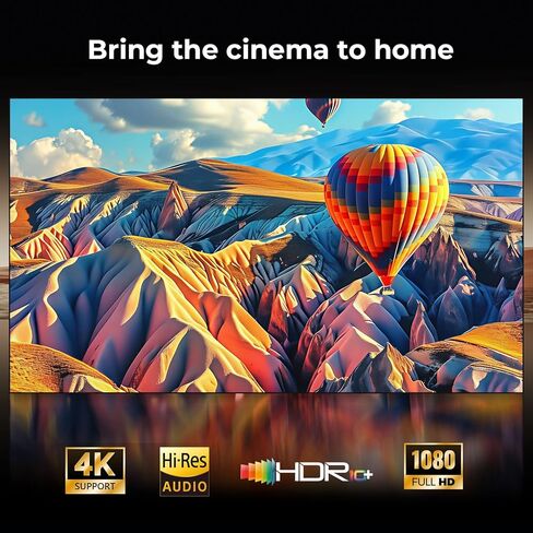 Outdoor-Projector-4K [Built-in Google TV/180°Rotatable Stand/Voice Control/E-Focus],Sovboi Smart-Movie-Projector with WiFi6 and Bluetooth, 2500 Brightness Portable-Proyector for 10,000+ Streaming Apps in Saudi Arabia