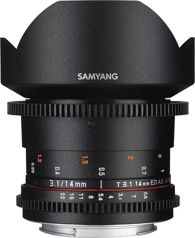Samyang Cine SYCV14M-C 14mm T3.1 Cine Wide Angle Lens for Canon in Saudi Arabia