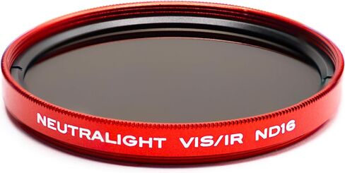 فلتر TruColor NeutraLight VIS/IR ND16، كثافة محايدة 4 درجات للكاميرات ذات الطيف الكامل والكاميرات المحولة بالأشعة تحت الحمراء، حتى تقليل الضوء عبر الأطوال الموجية المرئية (VIS) والأشعة تحت الحمراء القريبة (NIR) (62 مم) in Kuwait