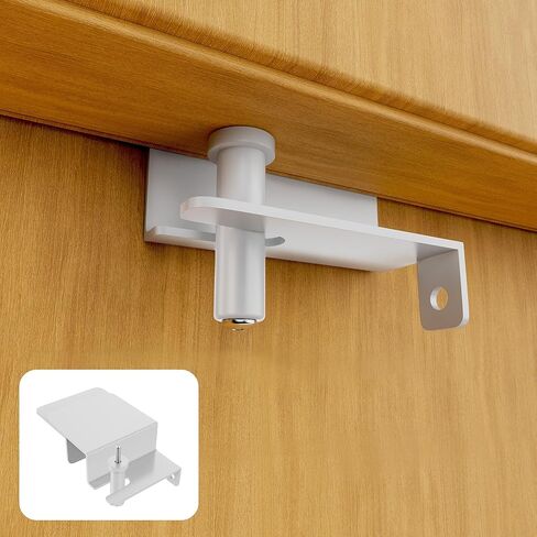 Child Safety Door Top Lock – Metal Child Safety Top Lock for Interior & Exterior Doors | Lock & Unlock from Both Sides | Adjustable Top Door Locks For Kids Safety Fits 0.16-3 Inch Thick Doors (1 Pack) in Saudi Arabia