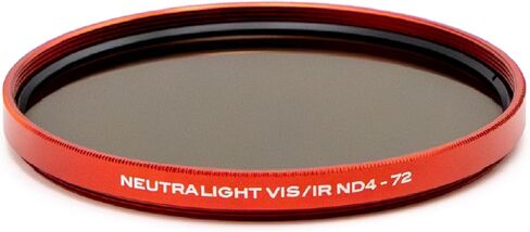 فلتر TruColor NeutraLight VIS/IR ND4، كثافة محايدة ذات محطتين للكاميرات ذات الطيف الكامل والكاميرات المحولة بالأشعة تحت الحمراء، حتى تقليل الضوء عبر الأطوال الموجية المرئية (VIS) والأشعة تحت الحمراء القريبة (NIR) (58 مم) in Kuwait