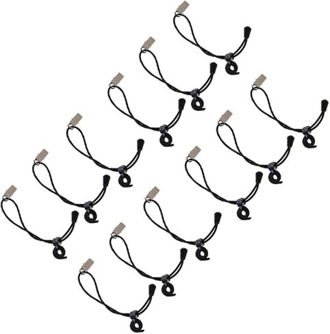 VANZACK 12 Pcs Fixed Backdrop Clips and Windproof Photography Clamps, Adjustable Elastic Nylon Background Cloth Clips for Photo Studio and Video Shooting Random Color in Kuwait