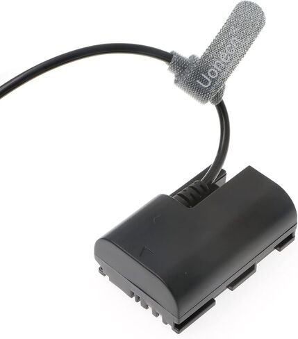 بطارية Uonecn LP E6 الدمية إلى Dtap ذكر كابل ملفوف للطاقة لشاشة SmallHD 501 502 وCanon 5D4 5DSR 5D2 5D3 6D 60D 7D 7D2 70D 80D in Kuwait