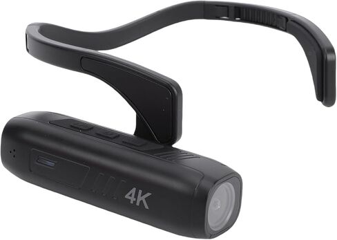 كاميرا يونسيتي المثبتة على الرأس، كاميرا يمكن ارتداؤها بدقة 4K بدقة 30 ميجابكسل مع تثبيت 6 محاور وزاوية واسعة للغاية 135 درجة، لركوب الدراجات في الهواء الطلق وركوب الدراجات الجبلية in Kuwait