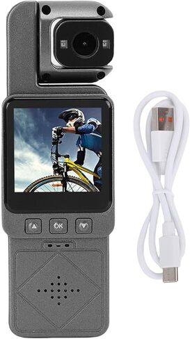 4K Mini WiFi Action Camera Thumb POV Portable Body Cam Wearable Video Recorder,Pocket Cycling Camera, 1080P HD Sports Action,for Biking Riding Exercising (No Card) in Kuwait