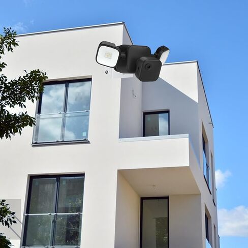 حامل زاوية الكاميرا متوافق مع كاميرا Blink Outdoor 4 Floodlight، حامل ضوء الكاميرا، عرض 270 درجة على جانبي الجدار الخارجي (قطعة واحدة، معدنية) in Kuwait