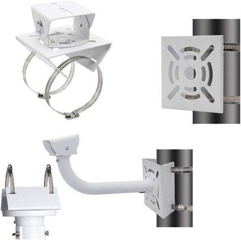 Ahn'Qiraj 2 قطعة عمود تثبيت عمودي عام محول كاميرا للكاميرا CCTV الأمنية Ptz قبة عمودي عمود تثبيت على الحائط مع 8 حلقات in Kuwait