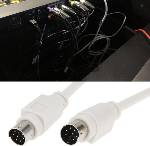 ECSiNG 8-Pin Mini DIN HD Sync Cable 3m Compatible with AVID Compatible with Digidesign Pro Tools HD Cards I/O Connection in Kuwait