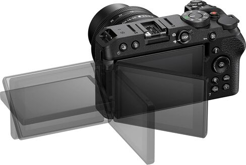 Nikon Z30 Mirrorless Camera with 16-50mm Lens 20.9MP DX Sensor 4K Video Flip Screen Hybrid AF Vlogging Camera Bundle with Replacement Battery + Cleaning Kit + Filter Kit + 64GB Memory Card + More in Kuwait