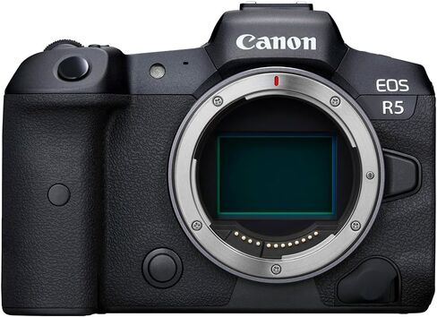 Canon EOS R5 Full Frame Mirrorless Camera Body 4147C002 with 45MP IBIS & 8K Video Bundle with Deco Photo Camera Bag, Lexar PRO Blue Series 64GB SDXC Memory Card and Corel Photo Video Suite in Kuwait