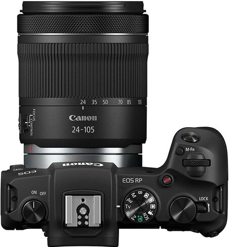 مجموعة أدوات إنشاء الفيديو بكاميرا Canon EOS RP بدون مرآة | كانون الولايات المتحدة الأمريكية نموذج | مع RF 24-105mm f/4 L هي عدسة USM in Kuwait