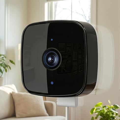 كاميرا أمان داخلية 2K، 2K HD، كاميرا أمان WiFi بدقة 2 ميجابكسل 2.4 جيجا هرتز مع كشف الحركة، رؤية ليلية ملونة، صفارة إنذار صوتية في اتجاهين، تخزين سحابي/SD (الاتحاد الأوروبي) in Kuwait